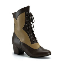 Load image into Gallery viewer, Victorian 110 - Brown &amp; Tan brogue heel boot