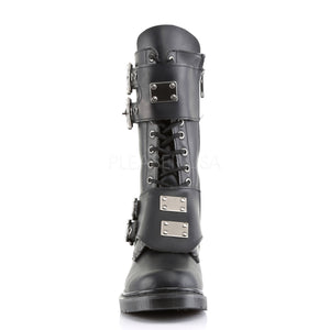 Defiant 302 - Metal plate buckle/strap combat boot