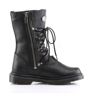 Defiant 306 - Buckle/strap lace up rocker boot