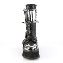 Load image into Gallery viewer, Gravedigger 250 - Spiked chrome steel cap mid-calf platform boot