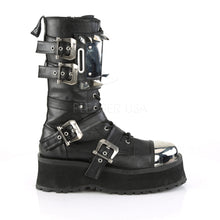 Load image into Gallery viewer, Gravedigger 250 - Spiked chrome steel cap mid-calf platform boot