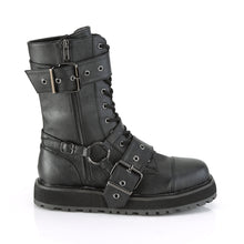 Load image into Gallery viewer, Valor 220 - Gothic eyelet boots Small platform strap buckle mid-calf boot