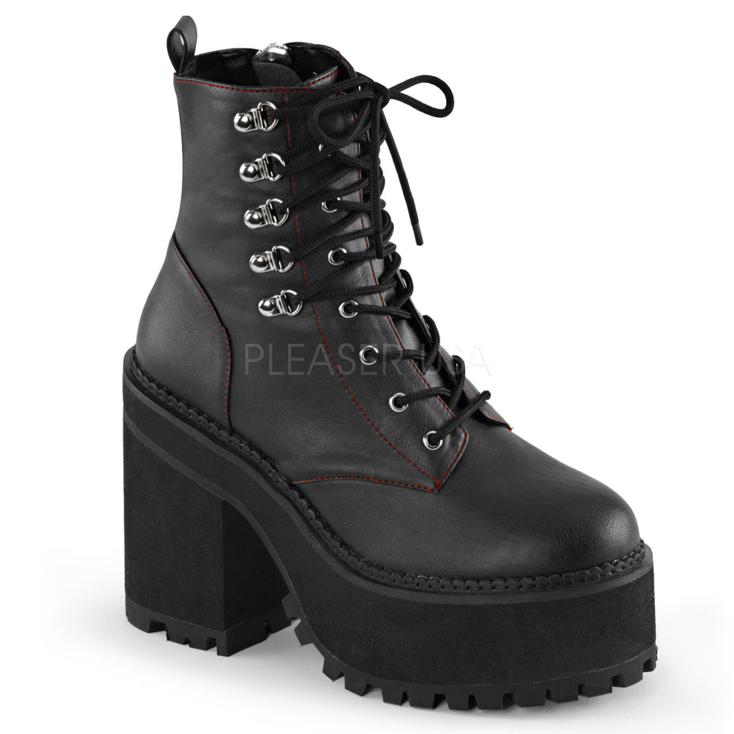 Assault100 - Chunky Heel Ankle Boot