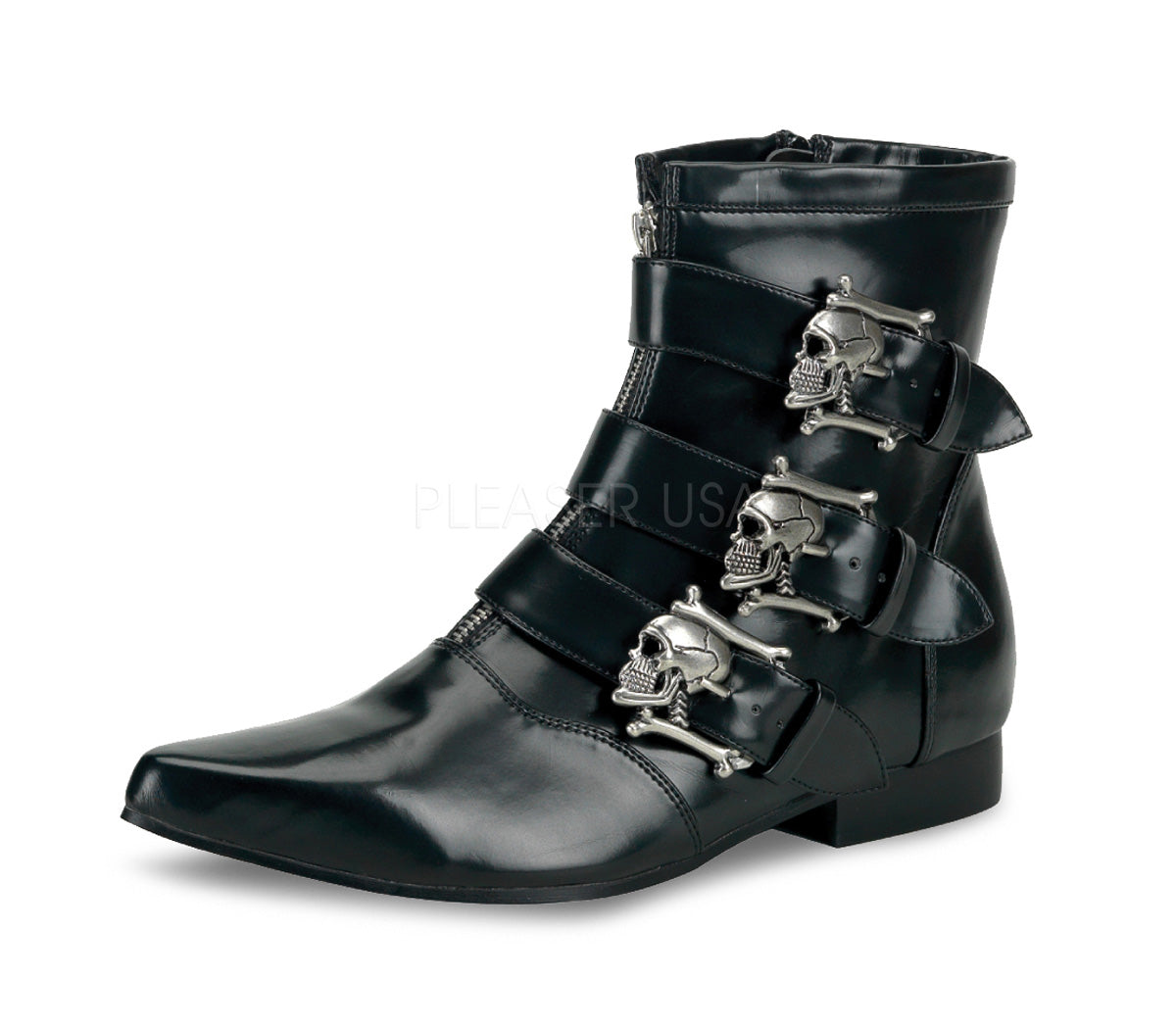 Brogue06 Winklepicker gothic ankle boots size 10 – Quirky Stylin