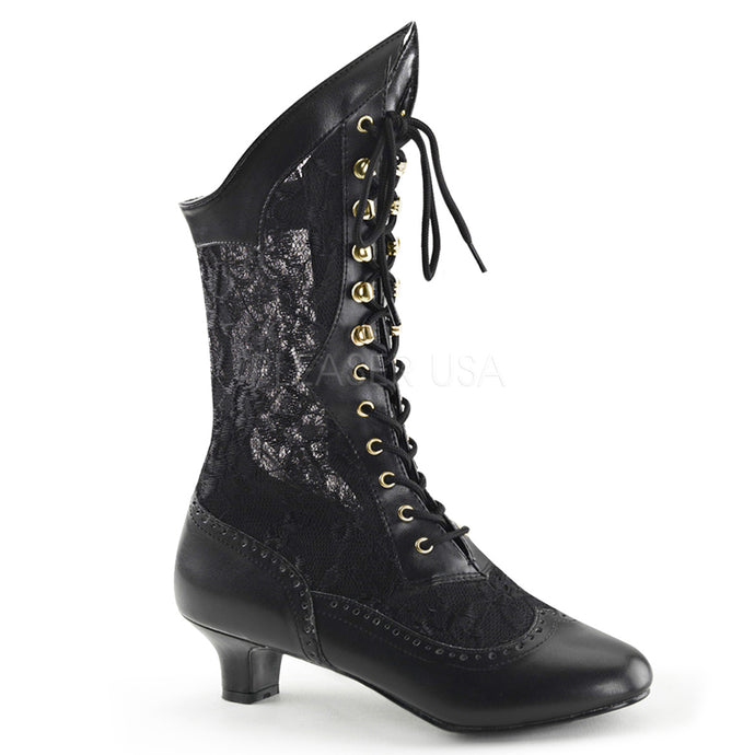 Dame 115 - Steampunk Gothic Victorian boots - size 10
