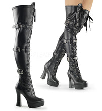 Load image into Gallery viewer, Electra 3028 - Gothic high heel thigh high boots