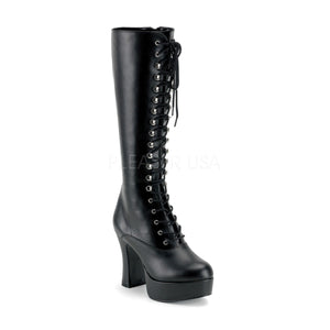 Exotica 2020 - Gogo Gothic lace up knee length boot
