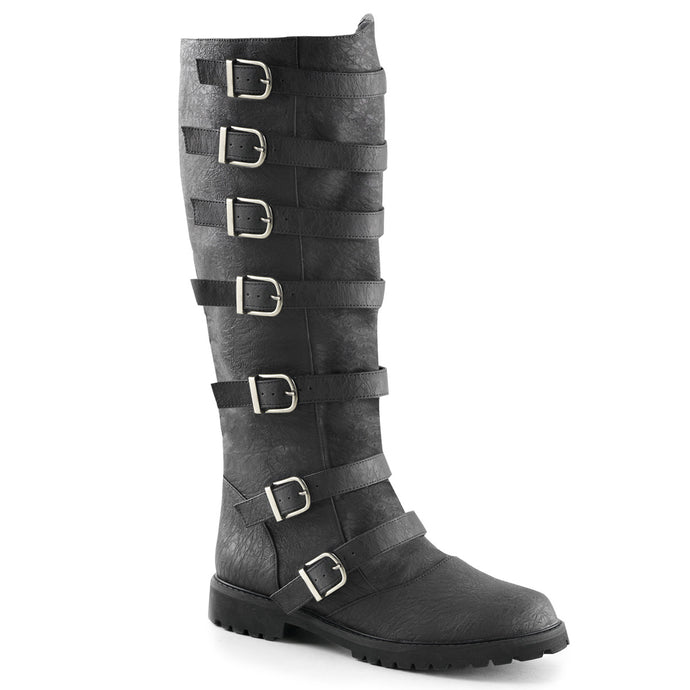 Gotham 110 - Mens buckle knee high boots
