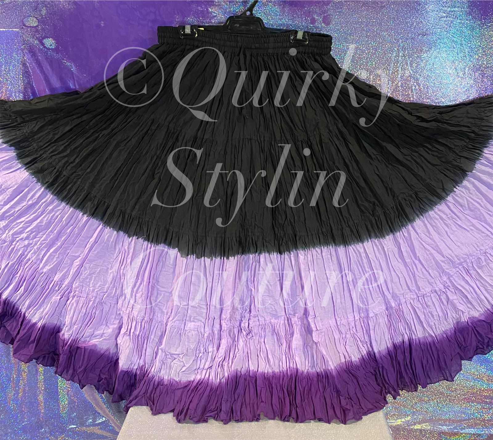Boho ombre skirt hot sale