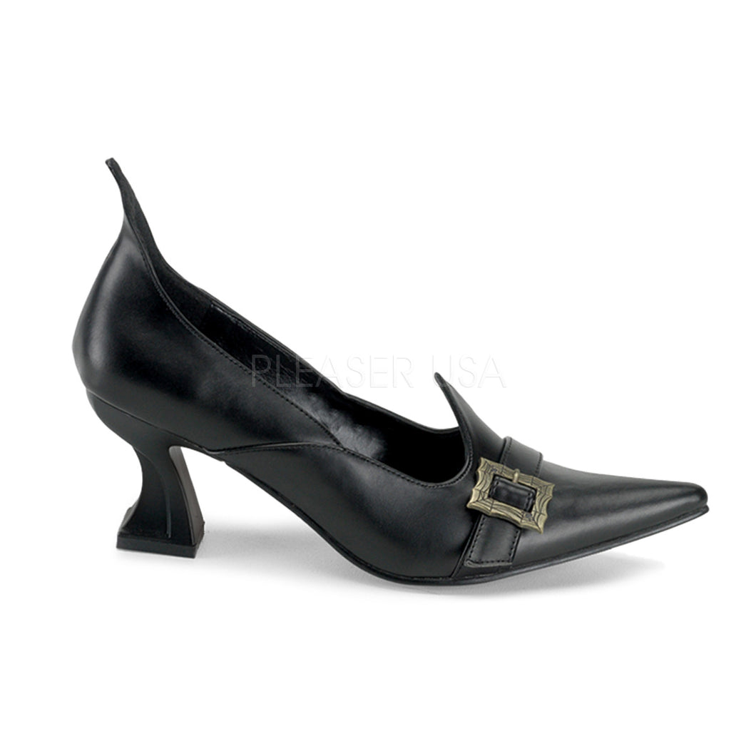 Salem 06 - Cute witch buckle heel shoe