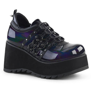 Scene 31- PVC wedge platform shoe