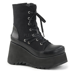 Scene50- Gothiic ankle boots wedge platform shoe