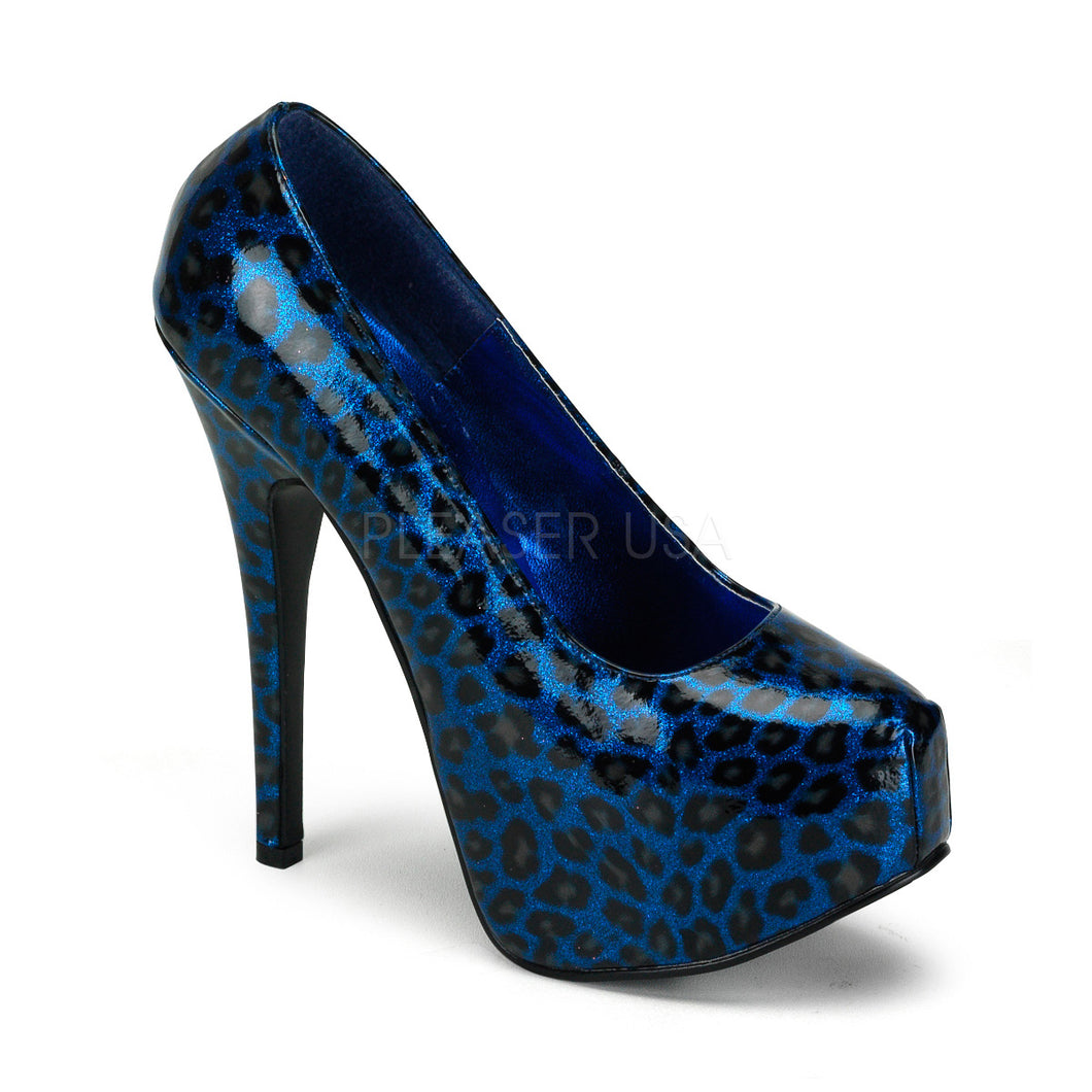 Teeze37 - Glitter Cheetah high heel