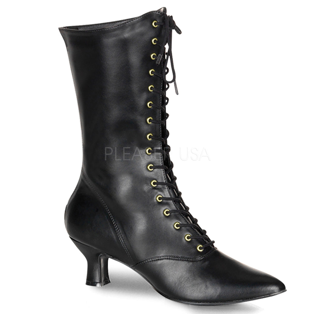 Victorian 120 - Steampunk Gothic elegant lace up boot